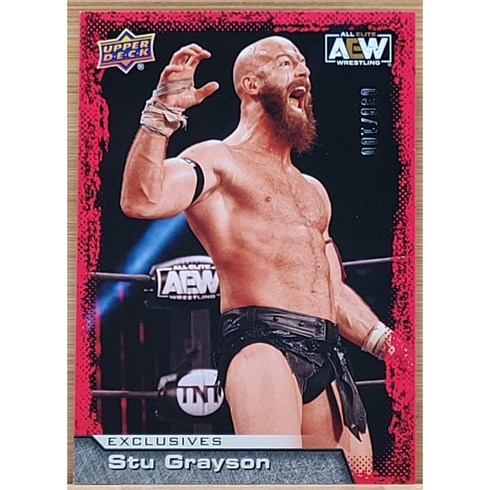 2022â UPPER DECK AEW STU GRAYSON EXCLUSIVES #D/100